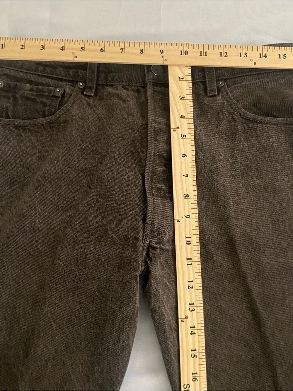 VTG Levis 501 Black Denim Jeans Mens 36x30 Fade Button Fly Mexico 90sPLEASE READ